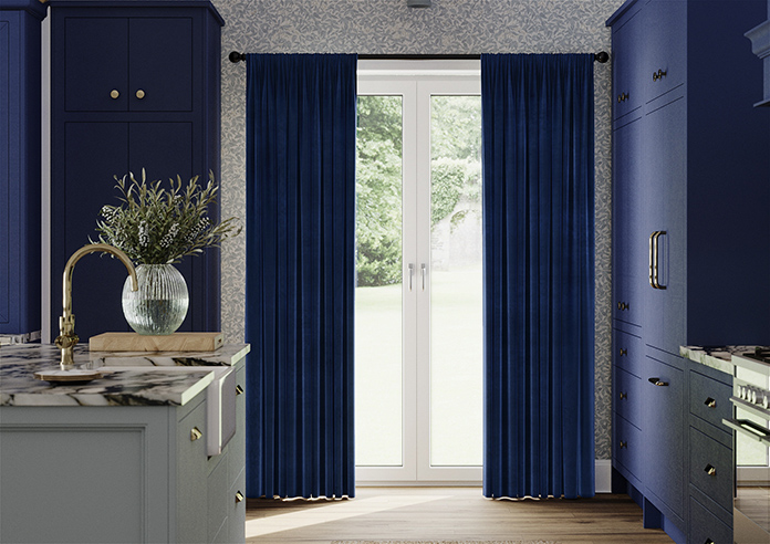 Sunningdale, Indigo - Made to Measure Curtains - Image 3